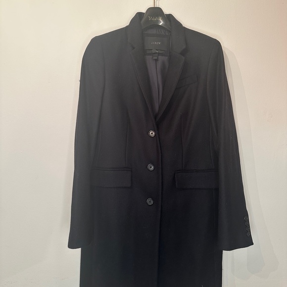 J. Crew Jackets & Blazers - J. Crew Black Single-Breasted Wool  Coat
